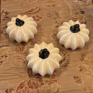 Ceramic pumpkins